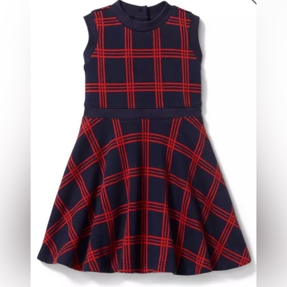 Janie and Jack Jacquard Windowpane Dress